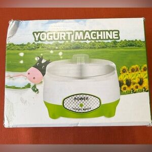 Yogurt Machine Green & White Electric Yogurt Maker